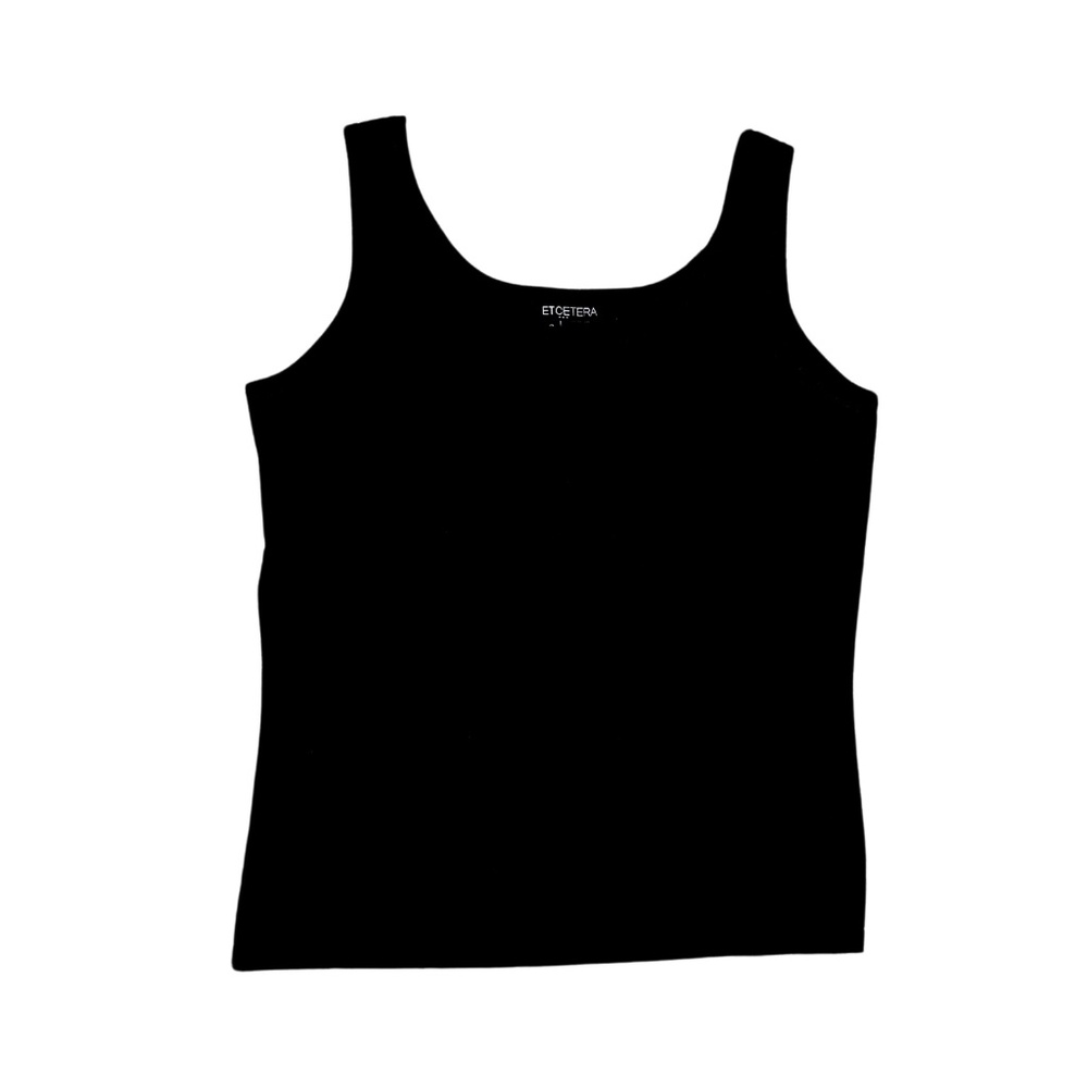 ETCETERA SLEEVELESS KNIT TOP, BLACK, SMALL